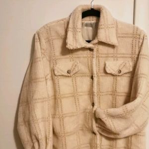 Vintage soft plushy Cottage core coat
